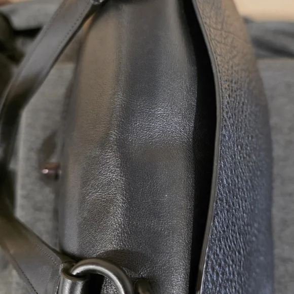 COACH FAYE CARRYALL Black Leather & Suede Satchel. NO CALLOUTS. EUC - Picture 12 of 16